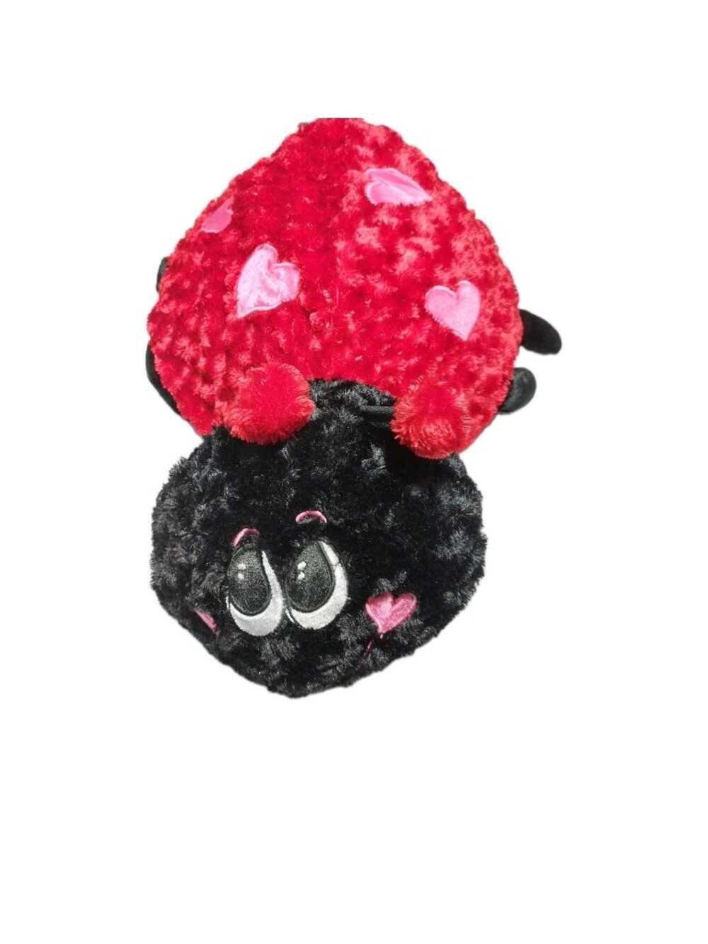 Dan Dee Ladybug Pillow Plush Toy 'LuvBug' Pink Hearts 22" 2011
